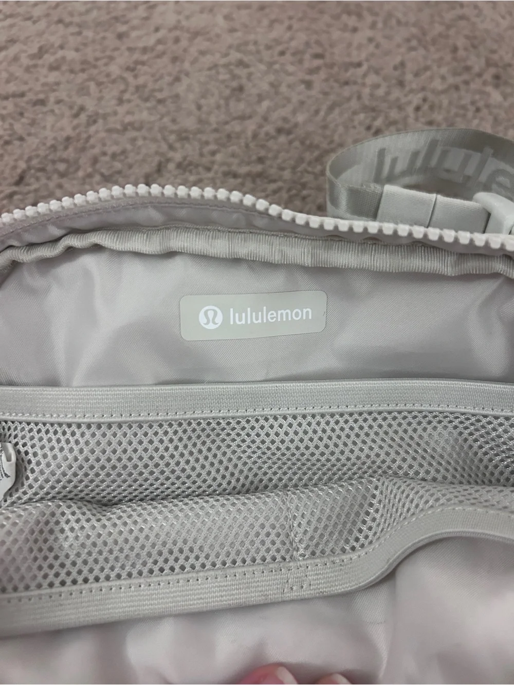 Lululemon White Belt Bag